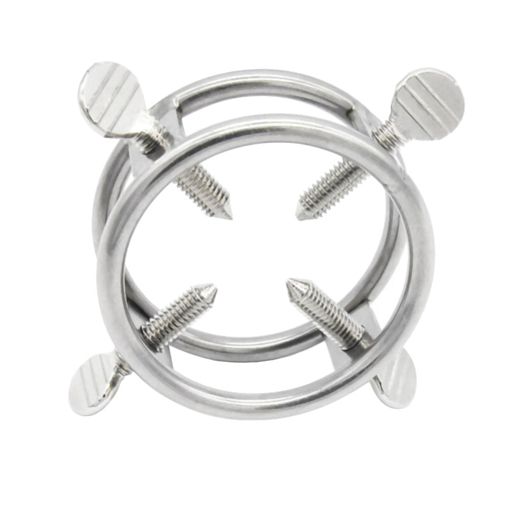 Revitalize your intimacy with this unbreakable stainless steel device. Securely fastened with rivets and padlocks that won't pop or come loose, it ensures ultimate control and rekindles passion in your relationship.