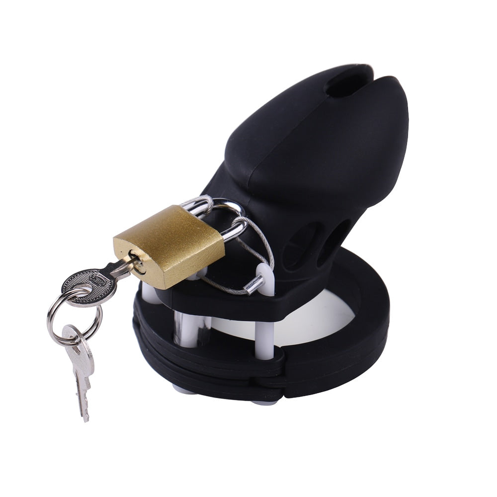 Looking for a way to spice up your dating life? Our silicone cock trainer kit is the perfect solution. Your boyfriend asked for something new take control with this comfortable device. Its side vents keep things fresh, and wearing it adds an exciting contract to your relationship dynamics!