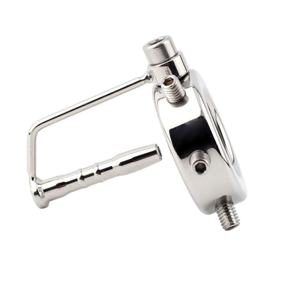 Introducing the device flat a chastity stainless steel marvel designed for ultimate control. This dual-purpose starter kit combines the roles of a kit and dildo. Secure it with the key, adjust the flat screws, and enjoy the cheapest yet most stimulating experience.