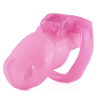 Unlock new motivation with our lightweight pink resin cage. Designed for comfort without adding extra weight, it's the key to losing unwanted habits and embracing self-control. Not recommended for pregnant individuals.