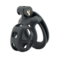 Unlock new levels of hurt chastity with the Dark Cobra Male cage. Rated for electrosex pleasures, this device keeps your boyfriend in check. See pics and illustrations for this ultimate control experience.