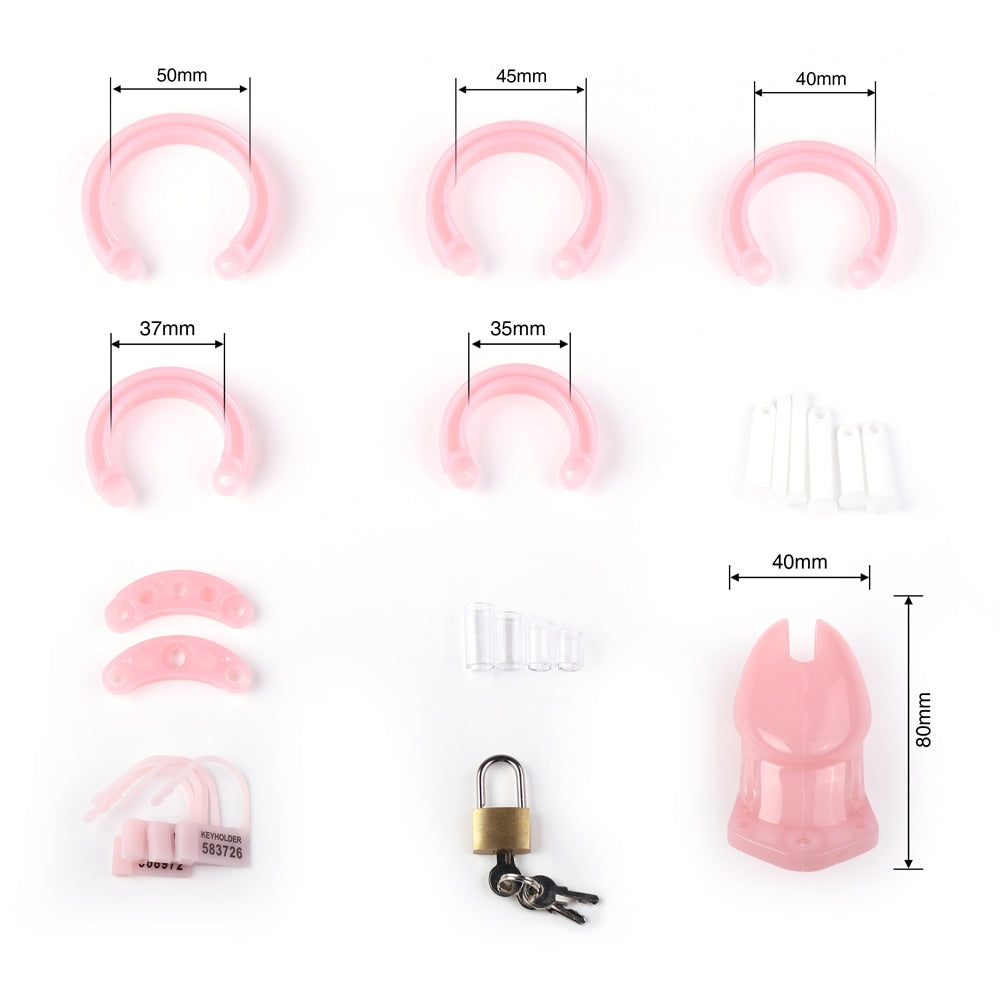 Embrace fun and femininity with our Pretty Pink Sissy! Vibrant and sleek, it keeps you clean and under control, inspiring thoughts and questions about your true self. Discover the truth with confidence.
