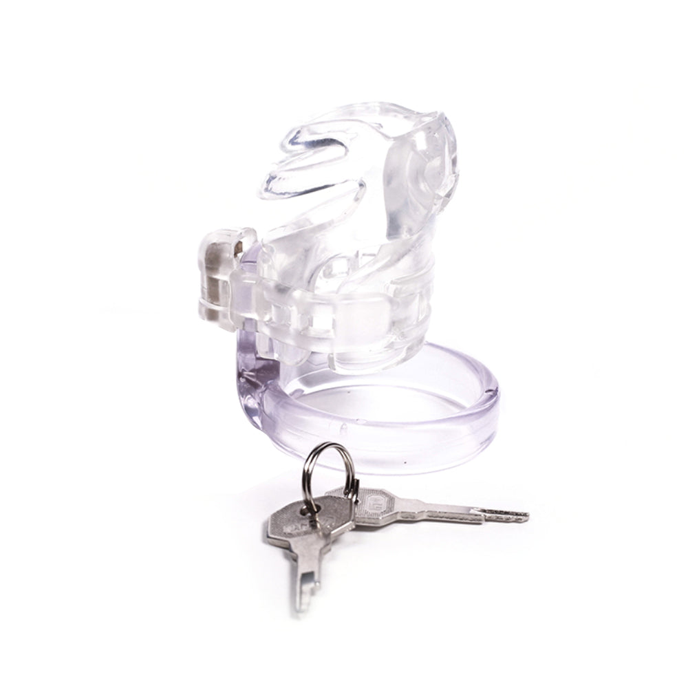 Experience the perfect addition to your fetish, cosplay, crossdressing, or roleplay sessions with our fancy Resin Cock cage Inverted. This high-quality device offers comfort and restraint, enhancing your desires in the most elegant way.