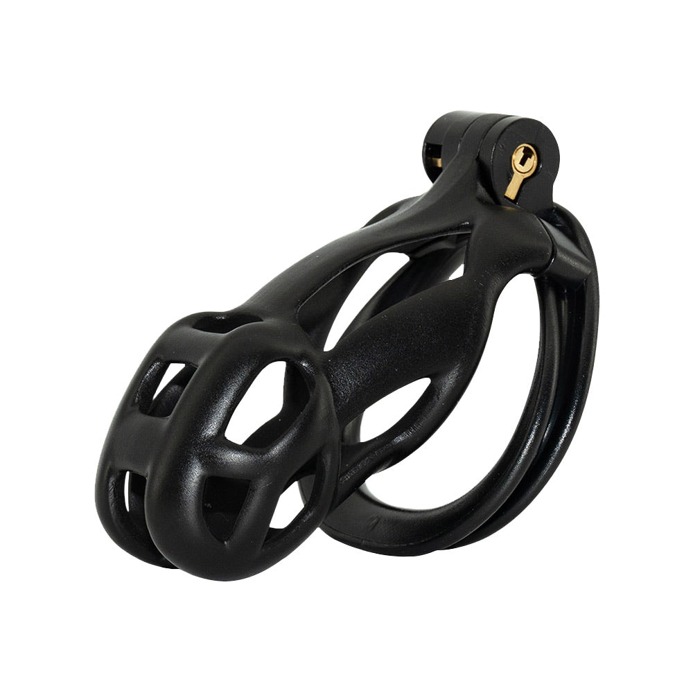 Experience ultimate control with the Dark Cobra cage. This sleek device tames your partner's cobra with the strength of chainmail. Perfect for the adventurous trainer, it's as epic as wielding a gatling gun while feeling light as a baby.