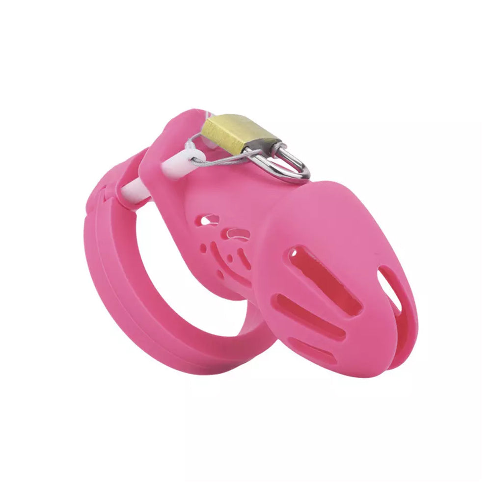Introducing our small cage a perfect addition to your list of essentials. Crafted from soft silicone, it fits comfortably into your cleaning and chores schedule, ensuring discretion even among colleagues during your busy day.