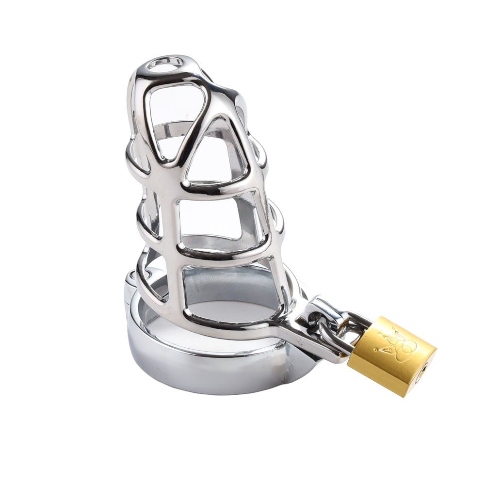 Unlock new levels of control with our chastity device steel, made of durable metal. Crafted for comfort and security, it includes multiple ring sizes for a perfect fit. Ideal for being worn long-term, it's perfect for exploring new sites with sided support from wives.