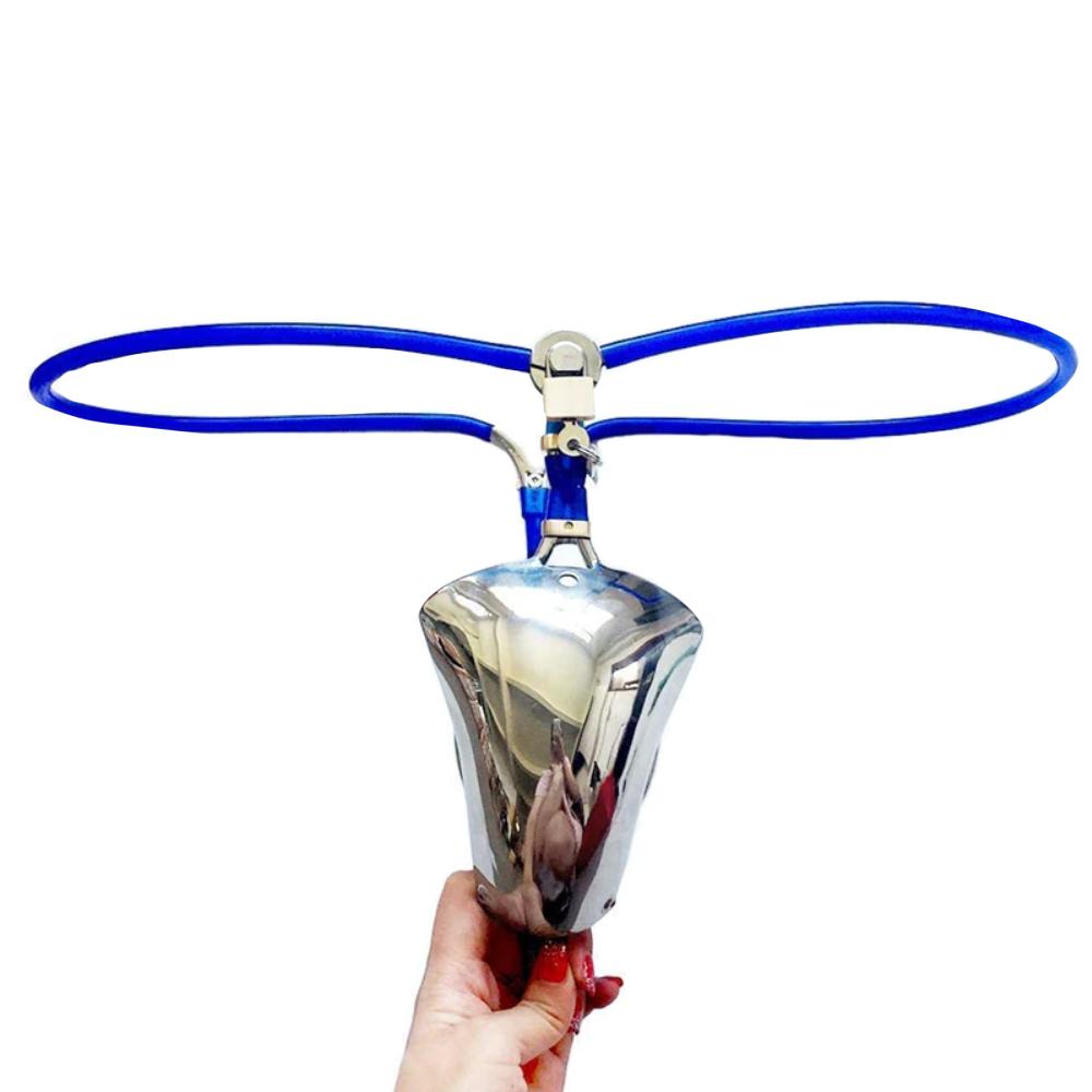 Experience ultimate control with our metal cage a chastity belt male device. Safely lock him up with the timed lock feature, allowing key holders to set timers for secure and exciting play. Dominate his desires with confidence.
