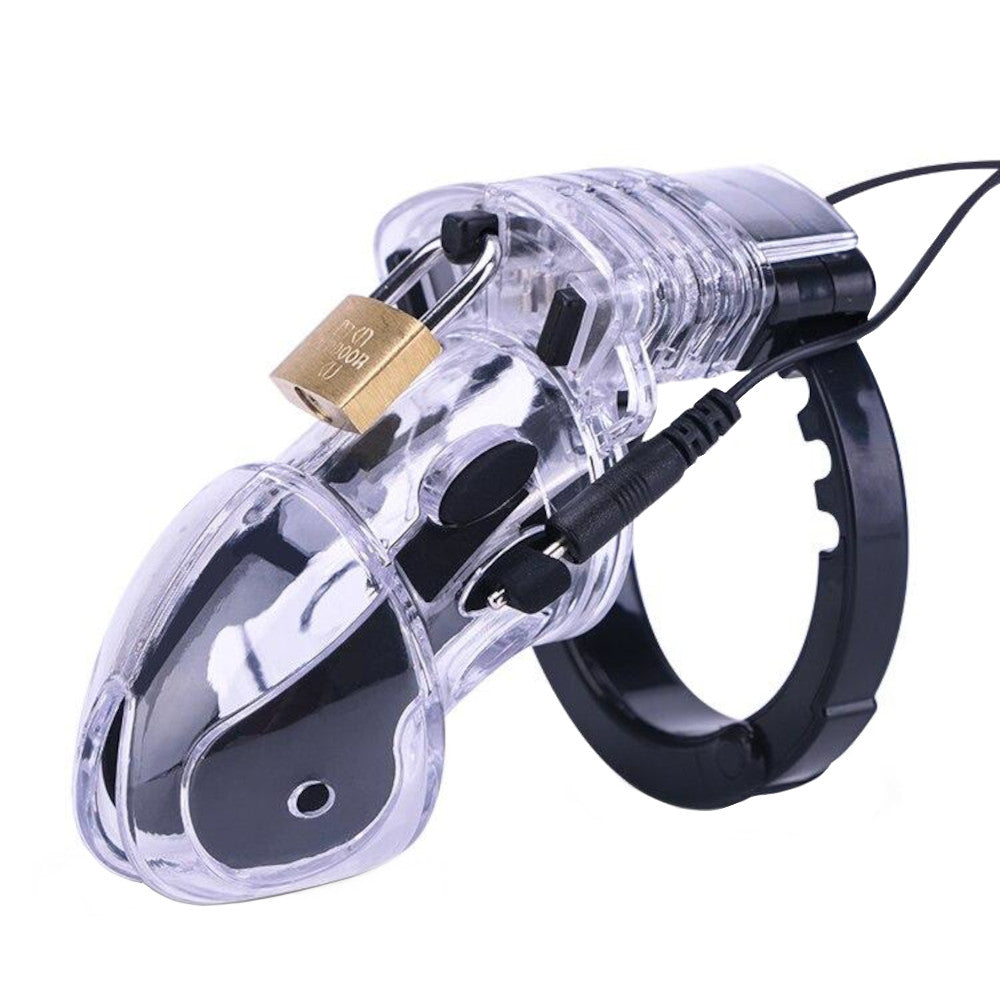 Unlock a thrilling realm of control with the Sevanda Nautilus. This shock penis cage combines the dynamic power of a wand with vibrations and nautilus-inspired design, elevating BDSM play.