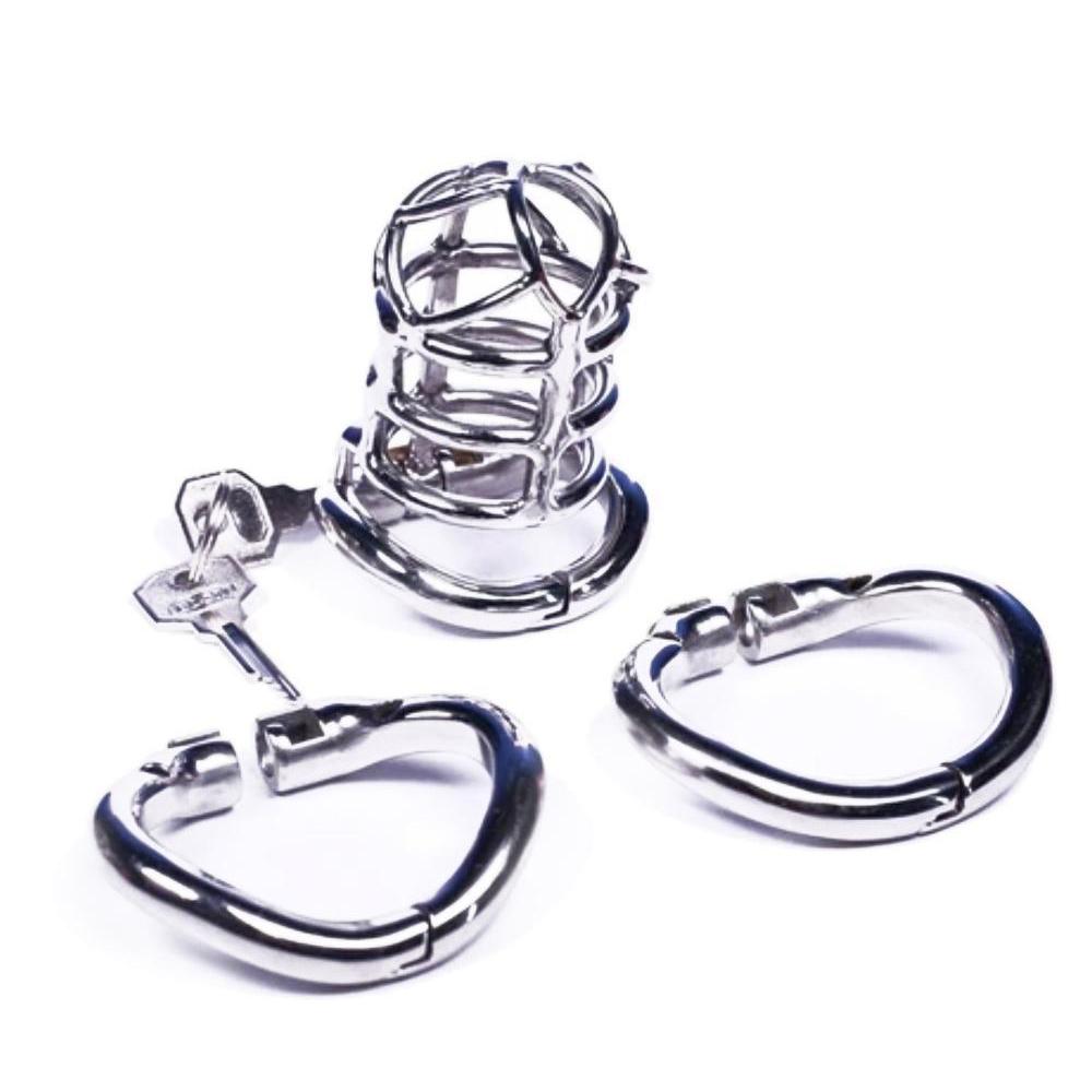 The Pledge Enforcer is a premium metal device designed for large Chastity. Crafted from stainless steel, it helps you maintain control. Ideal for the endowed or those with a micropenis, perfect for SPH scenarios, and compatible with electrosex play.