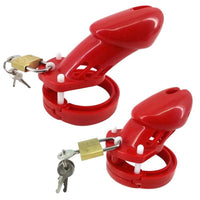 Little Red Plastic Chastity Cage Restraint