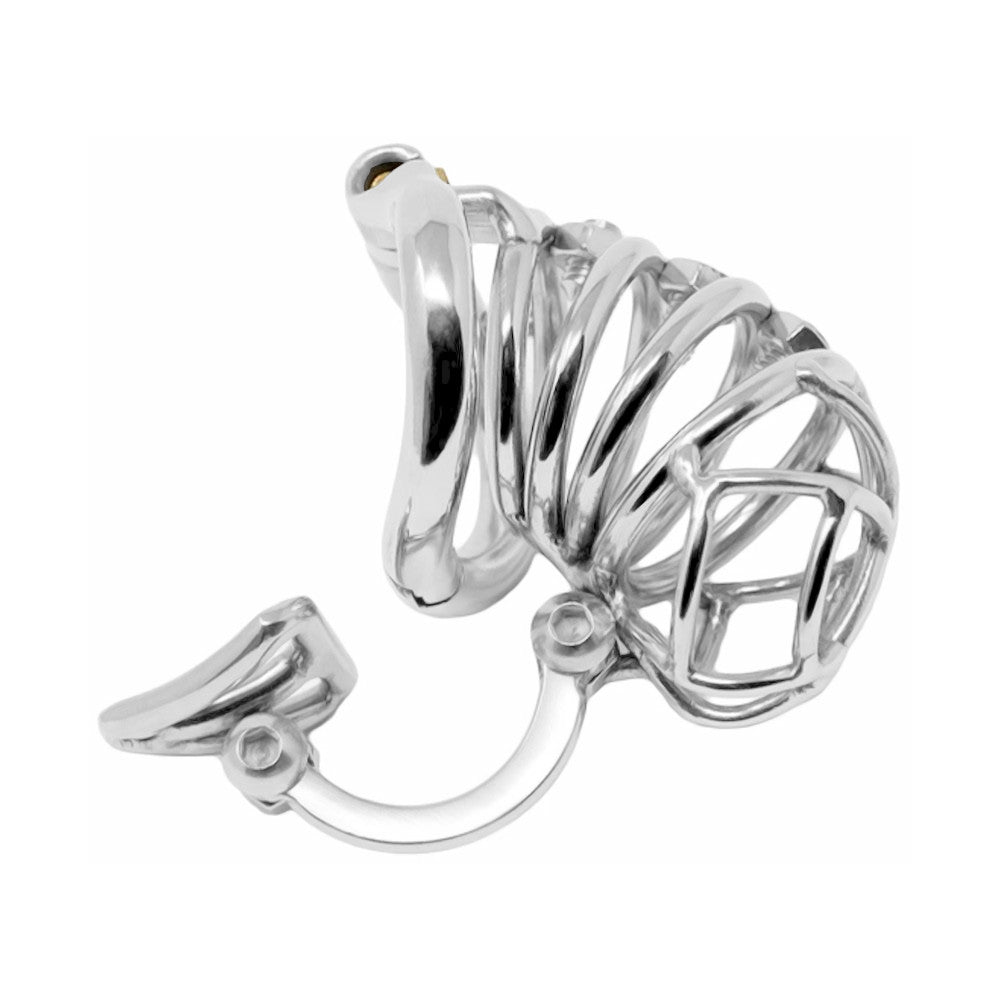 Fall into the comfy embrace of The Cock Asylum Metal device. Even in the biggest moments, it stays secure you can wear it in the shower, and it never falls short. Experience ultimate control, comfort, and commitment.