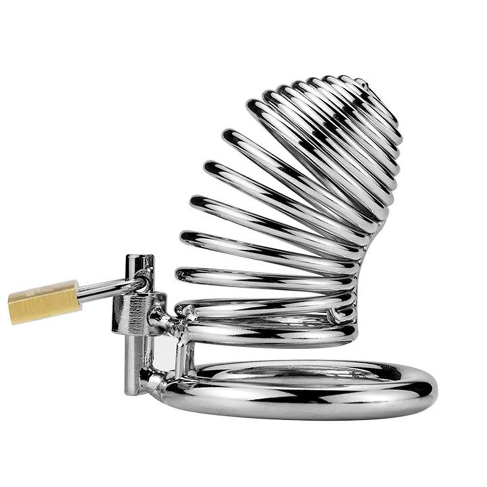 The stainless steel cage is perfect for pegging and dildo play, keeping you aroused and in frustrating denial. With a touch of cruelty, embrace your desires safely.