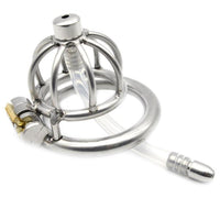 Tiny Nub Steel Urethra Stretcher Chastity Kit