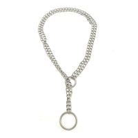 Locked Twice Secured Metal BDSM Collar