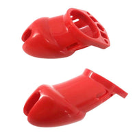 Little Red Plastic Chastity Cage Restraint