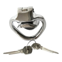 Discover the amazing Constant Reminder a cage long, metal male device with three rings that rocks your world. The perfect motivation to stop fighting temptation and embrace true submission.