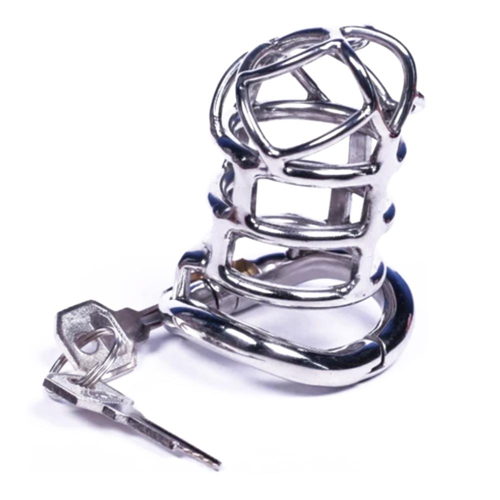 Introducing our stainless steel penis cage a secure device designed for adult exploration. Discreet under diapers, tights, or shorts, it offers comfort and control, enhancing intimacy and trust in new dimensions.