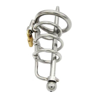 Extreme Urethral Sound Chastity Cage
