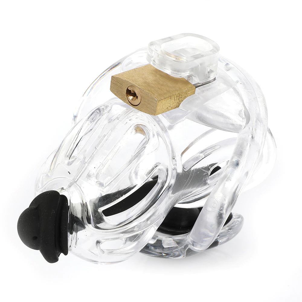 Experience heightened control with our urethral kit a restrictive device that keeps your dick straight and secure. Featuring tubes for urethra stimulation, it's the perfect example of combining pleasure and restraint to indulge your every vice.