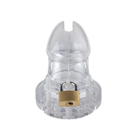 Introduce strict discipline with our 'Look But Don't Touch' transparent chastity cage. Ensure your boyfriend won't miss your commands, enhancing his acts of service. Perfect for couples valuing control and commitment.