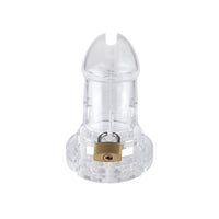 Embrace your masculine side while surrendering control with our transparent chastity cage. Ideal for the macho sub craving power exchange, it gives doms the ultimate tool to assert dominance.