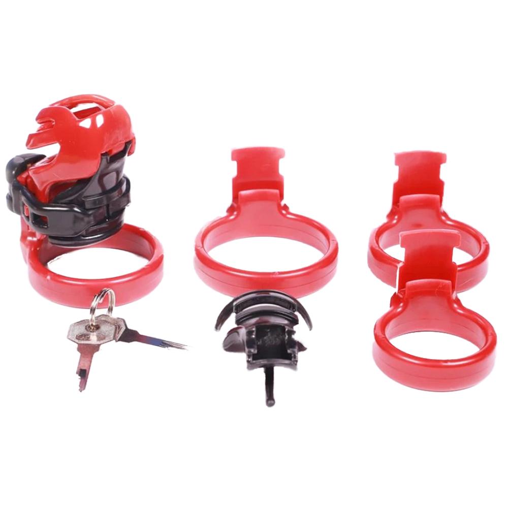 Eliminate negative temptations with our resin male chastity kit. This metal kit keeps males comfortably locked, offering a permenant solution endorsed on many sites. Experience how much control and trust it brings to your relationship.