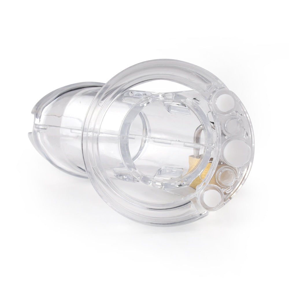 Discover ultimate control and intimacy with our transparent male chastity kit, available in sizes from XXS to Large. Women know this device helps keep males secure, acting like a personal cell for his desires.