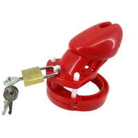 Little Red Plastic Chastity Cage Restraint