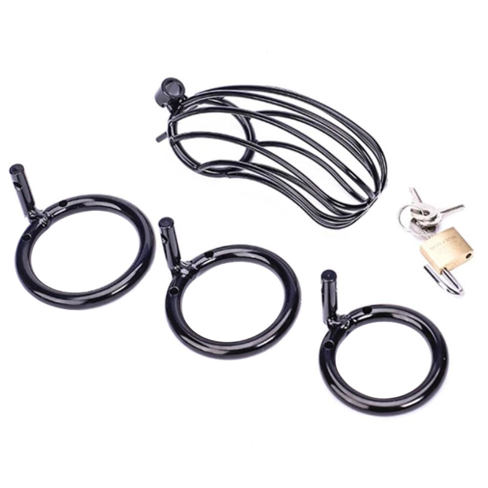 Experience unparalleled control and pleasure with this steel featuring a tube penis design. Dual vibrating cock rings deliver intense stim and vibrations for a thrilling vibe that enhances restraint and excitement.
