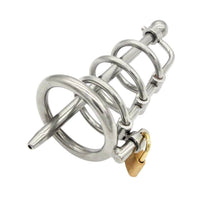 Extreme Urethral Sound Chastity Cage