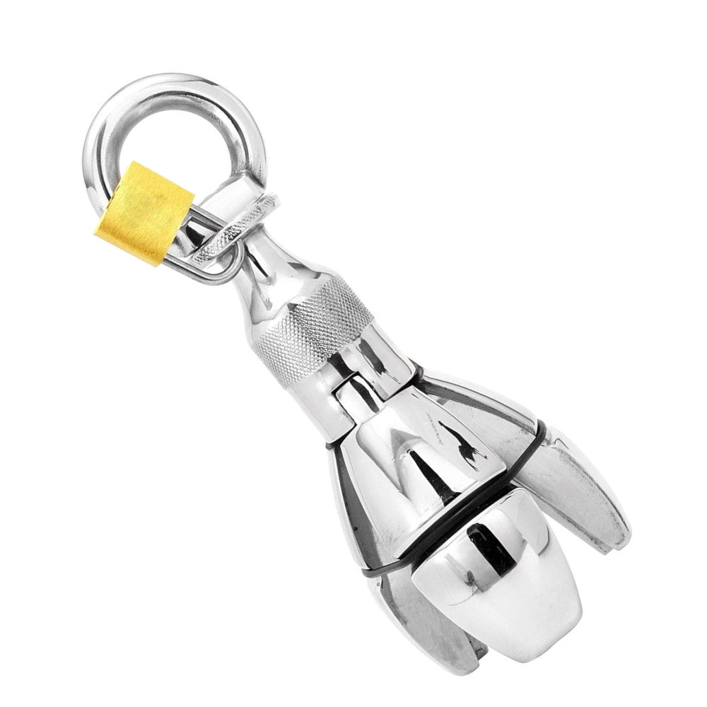 Wearable Black Butt Plug with Lock Ring