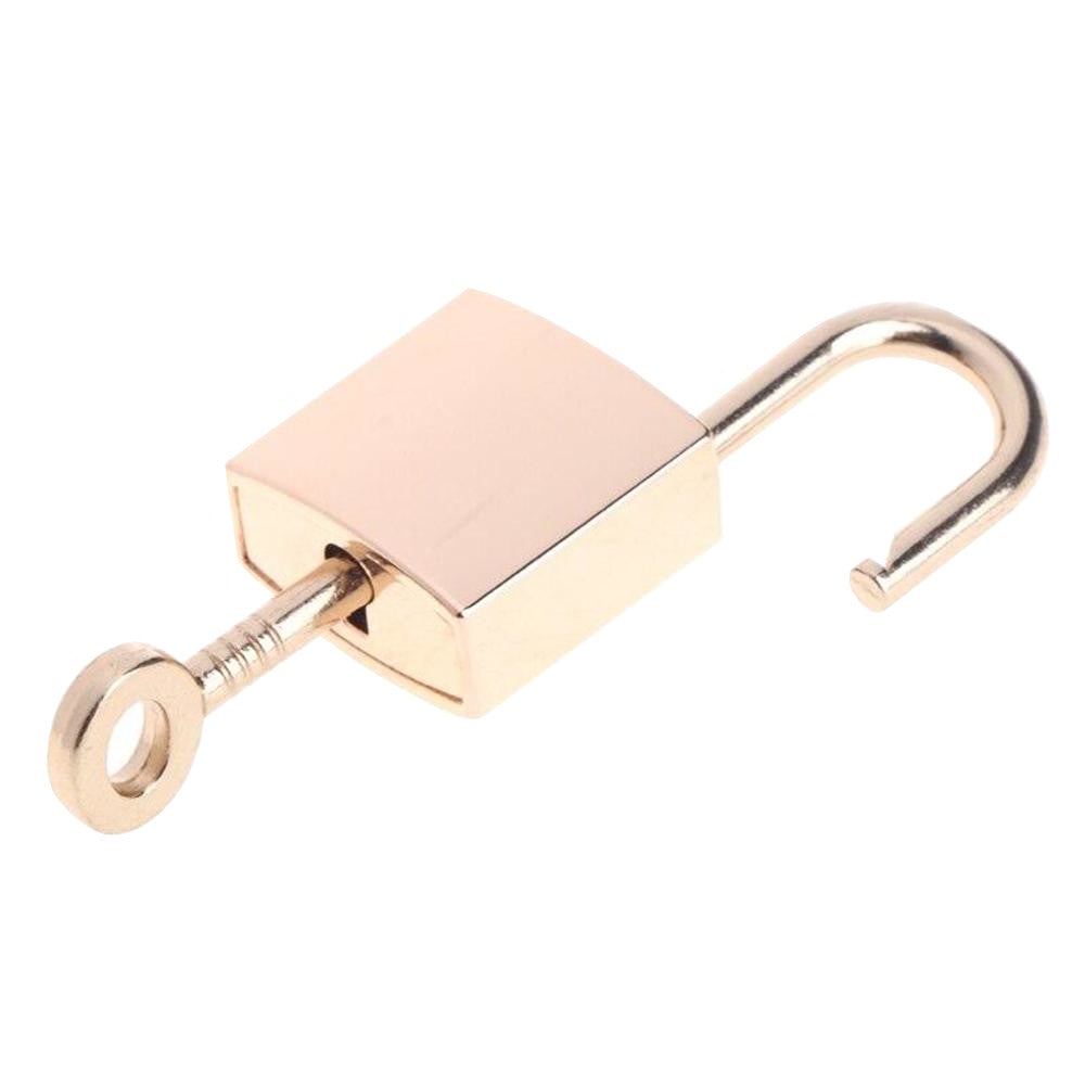 Secure your dominance with our polished padlock designed for the metal penis cage. It teases and intensifies play while preventing leaks, leakage, and drips. Allows easy pee access, enhancing control without compromising comfort.