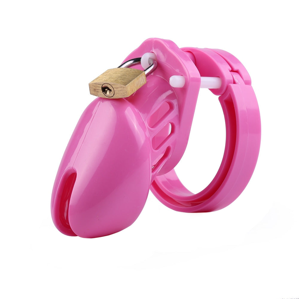 For sissy training and humble submission, the slave penis finds its place in this small device. Secure and discreet under loose leather shorts or tights, even a thong, it liberates from urges.