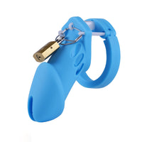 Embrace control with our silicone cage that feels like skin. Its ergonomic design reduces chafing, ensuring comfort. Perfect for long wear, just apply lube to prevent chaffing.