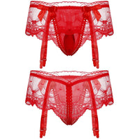 Sissy Black Erotic Lace Panty for Men