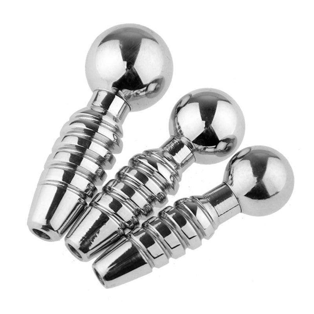 Elevate your sensual play with this chastity kit stainless steel plug. Enjoy intense stimulation with its hollow, threaded shaft, offering pleasure without removing ideal for overnight use, ensuring perfect fitment and comfort.