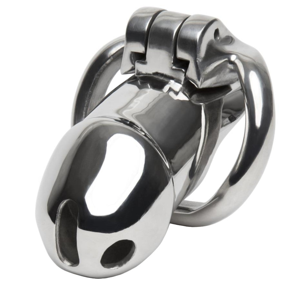 Embrace ultimate control with our Knight In Shining Armour V3 a stainless steel short dick cage designed for comfort and security. Fast shipping makes it possible to begin your chastity journey swiftly. Explain your desires, and experience chastity forever.
