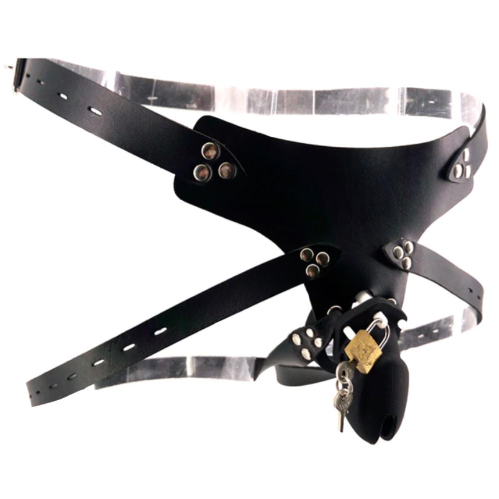 Experience ultimate control with our Chastity silicone device. This bondage male harness features a little divider to trap his manhood, preventing escape. Say goodbye to ball-trap discomfort and the busting drawbacks of traditional devices.