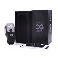 Introducing the Cellmate 2 a sleek device with a chrome finish and riveted design. Wireless and comfortable, it can be worn anywhere, anytime, keeping temptation locked away.