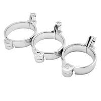 Discover superior comfort and security with modular flat chastity cage rings. Customizable key sizes (1.6"/40mm-2"/50mm) bridge distance between partners without sacrificing a comfortable lockup. Perfect for long-distance dominance or discreet public wear.