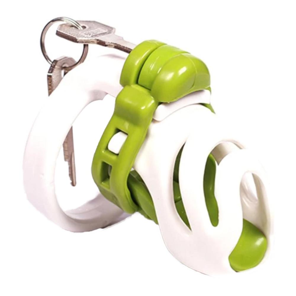 Embrace control and comfort with our 'Safe and Secure' honeycomb-design chastity locking kit. Crafted from black bio-sourced resin, it snugly encases your body cock ideal for femboy dick restraint. Comes with a key and multiple ring holders for a secure, personalized fit.
