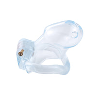 Unlock full feminization with our small nub cage. Crafted in hypoallergenic resin, this nano trainer ensures comfort, security, and style. Holy grail for sissy enthusiasts, it fits mini penis perfectly.