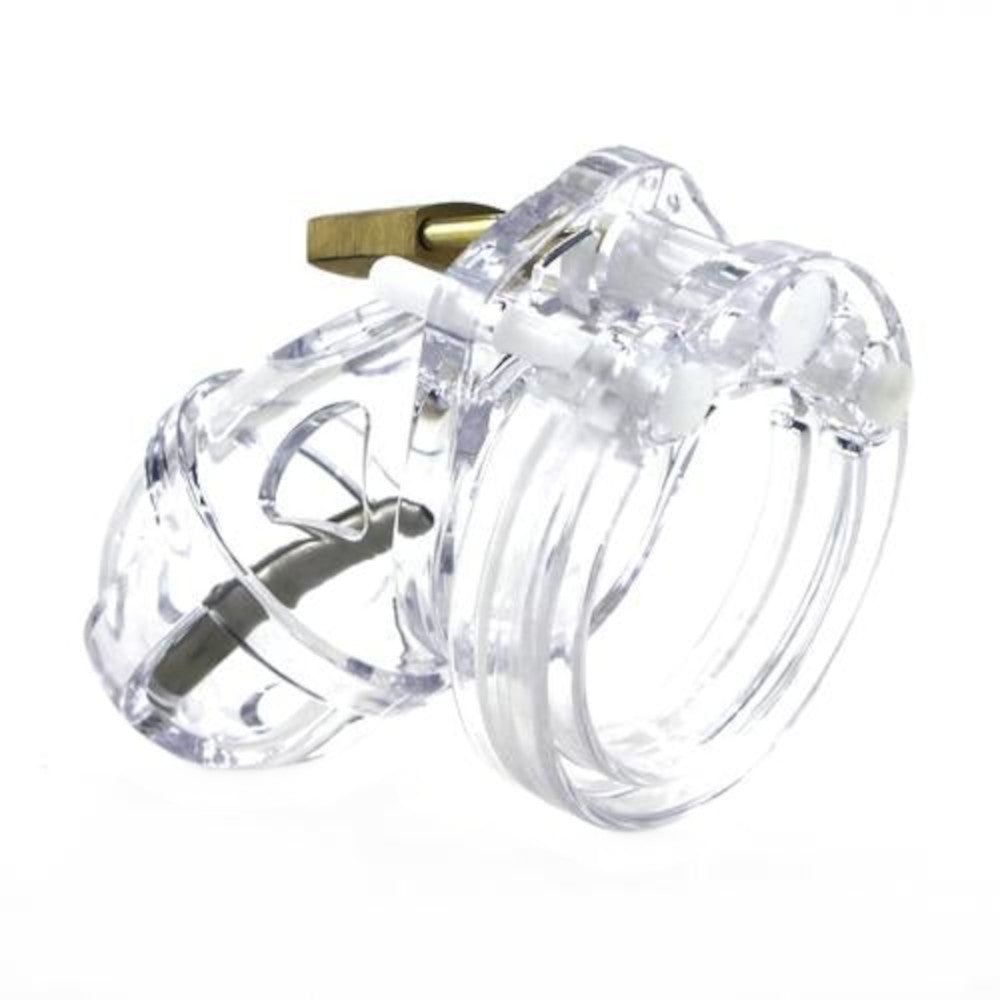 Unleash primal desires with this transparent cock cage urethra sound marvel, blending animal allure with a secure fit. Like a furry suit, it captivates in a web of control, solid as rocks.