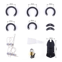 The Silicone Soft BBC (Big Black Chastity Cage)