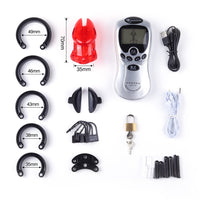 Dive into domination with our cock cage metal design, featuring an inflatable butt plug and attachable tail for a perfect head-turning experience. Ideal for adventurous exploration!