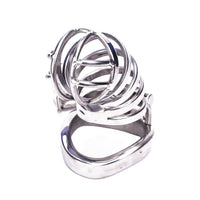 The Jailers Steel Chastity Cage