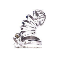 The Jailers Steel Chastity Cage