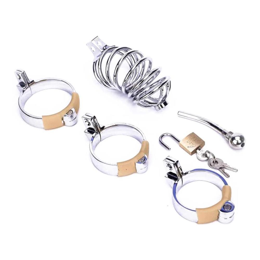Designed for the dominant partner seeking control over their submissive, this masculine cage curbs his alpha urges. Embrace both feminine and masculine energies for enhanced intimacy.