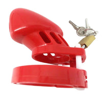 Little Red Plastic Chastity Cage Restraint