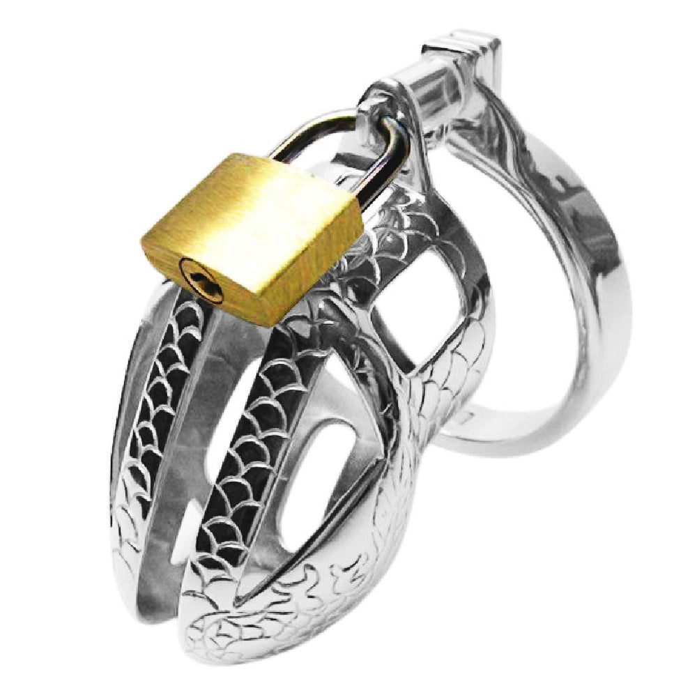 Unleash your inner dragon with this exquisite cock kit metal. Bound by your Mistress's watchful gaze, the intricate design offers a snug fit for any mini male's journey to submission.